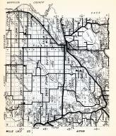 Crow Wing County 2, Oak Lawn, Lake Edward, Center, Nokay Lake, Crow Wing, Baxter, St. Mathias, Daggett, Roosevelt, Minnesota State Atlas 1954